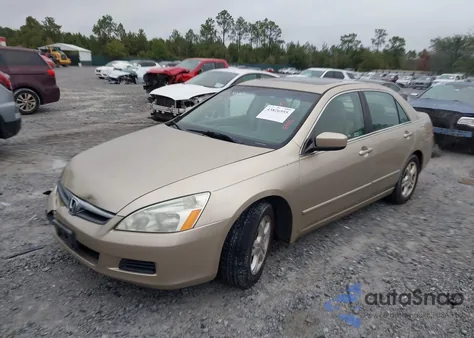 2007 Honda Accord 2.4 Ex из США, поврежденный, VIN 1HGCM56807A186477